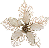 
              Blush Pink Poinsettia Clip Ornament
            