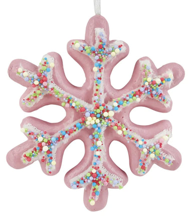 Frosted Snowflake Ornament