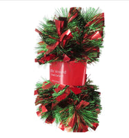 
              9' Ft.- Red & Green Boa Christmas Tinsel
            