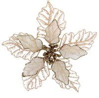 
              Blush Pink Poinsettia Clip Ornament
            