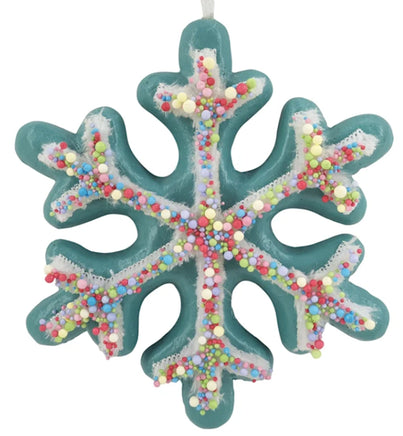 Frosted Snowflake Ornament