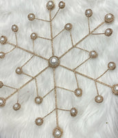 
              Pearled Snowflake Ornament
            