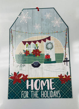 Home for the Holidays Christmas Sign- 9x13.5