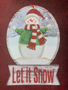 Let it Snow Christmas Sign