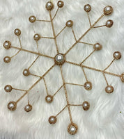 
              Pearled Snowflake Ornament
            