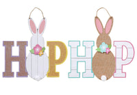 
              Hop Hop Easter Bunny Signs
            