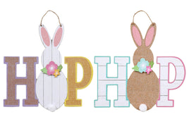 Hop Hop Easter Bunny Signs