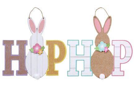 Hop Hop Easter Bunny Signs