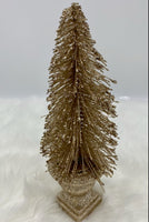 
              Gold Glitter Bristle Tree
            