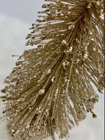 
              Gold Glitter Bristle Tree
            