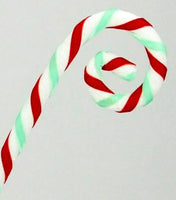 
              29" Velvet Candy Cane Spray: Red/Mint/Wht
            