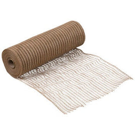 Tan - Burlap color Deco Mesh Ribbon