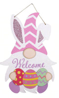 
              Easter Gnome with Bunny Ears Sign
            