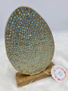 Wood/Sequin Easter Egg