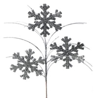 
              27" Glitter Snowflake Spray-Silver
            