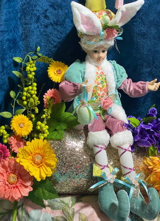 Easter Bunny Elf Shelf Sitting Doll