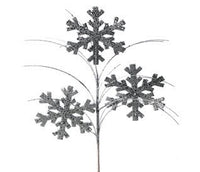 
              27" Glitter Snowflake Spray-Silver
            