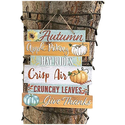 Autumn Hanging Wall Sign