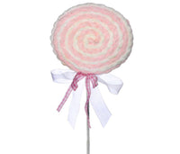 
              28" Fabric Frosting Lollipop w/Bow Stem
            