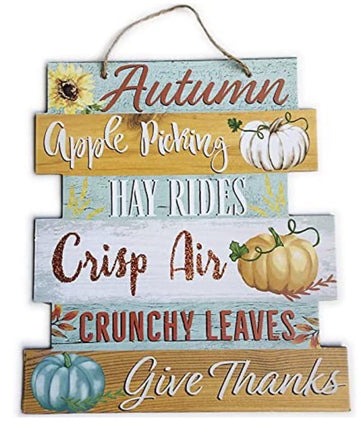 Autumn Hanging Wall Sign