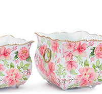 
              Floral Planter Set- Set of 3
            