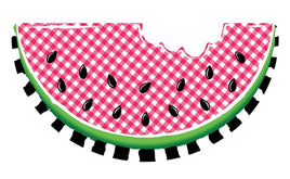 Emboss Gingham Watermelon-12"L X 6.25"H