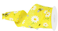 
              Bumble Bee Daisy Ribbon-2.5"X10yd
            