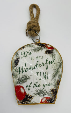 Its The Most Wonderful Time of The Year Bell Ornament