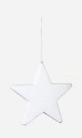 
              7.5" Large Flocked Stars- Set of 3
            