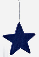 
              7.5" Large Flocked Stars- Set of 3
            