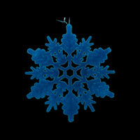 
              12" Flocked Snowflake Ornament
            