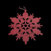 
              12" Flocked Snowflake Ornament
            