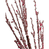 
              37" Sequin Glitter Ice Twig Spray- Pink
            