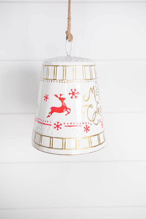 10" Metal Christmas Bell