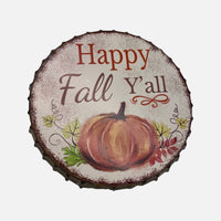 
              Happy Fall Y'all Hanging Wall Sign
            