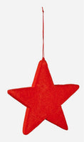 
              7.5" Large Flocked Stars- Set of 3
            