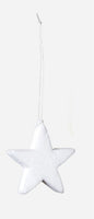 
              3.25" Small Flocked Stars- Set of 3
            