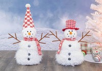 
              Cherry Red Snowman Tabletop Decor
            