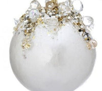 
              4" Heavy Jeweled Ball Ornament- (See Color Options)
            