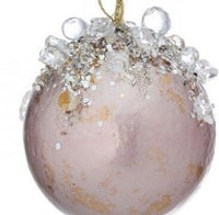 
              4" Heavy Jeweled Ball Ornament- (See Color Options)
            