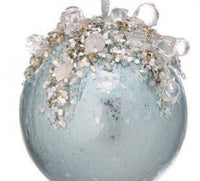 
              4" Heavy Jeweled Ball Ornament- (See Color Options)
            