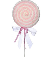 
              28" Fabric Frosting Lollipop w/Bow Stem
            