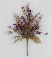 
              20" Fern & Heather Spray- Purple
            