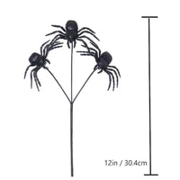 
              Halloween Black Widow Spider Table Decoration Scary Prop - 18" x 14" x 8"
            