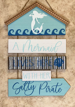 Mermaid Wall Décor Sign