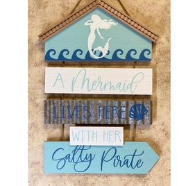 Mermaid Wall Décor Sign