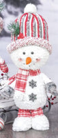 
              Jolly Crimson Snowman Bobble Stander
            