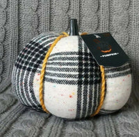 
              Decorative Plaid Fabric Pumpkin
            