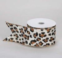 
              Cheetah Print Wired Ribbon-2.5"X10yd
            