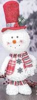 
              Jolly Crimson Snowman Bobble Stander
            